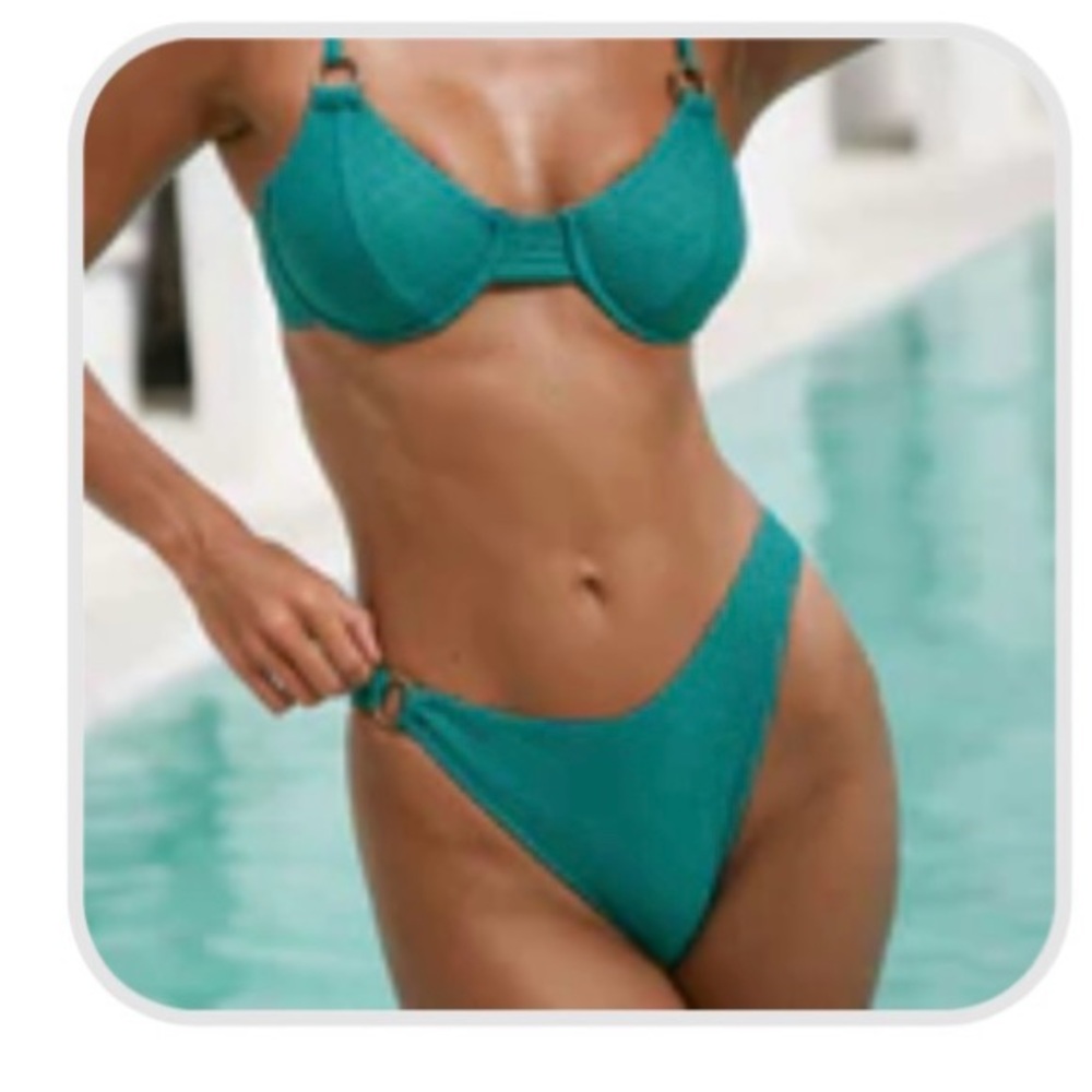Teal Bikini Top
